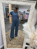 Dusty Blue: Sweater Set