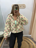 Floral Sherpa Jacket