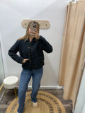 Frostline Black Sherpa Jacket