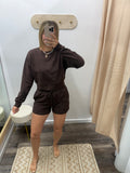 French Terry Active Set: Brown