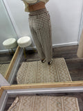 Relaxed Checkered Pants