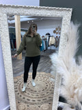 Cozy Quilted Jersey Pullover