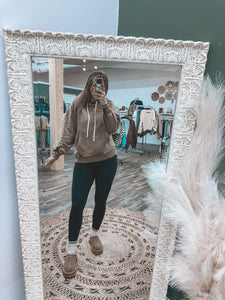 Mocha: Acid Washed Hoodie