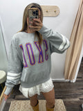 Varsity Boxy Crewneck