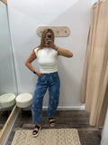 Western Barrel Denim