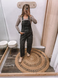 Black: Barrel Overalls