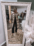Aztec & Plaid Shacket Jacket Coat