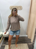 Long Sleeve - Brown Striped