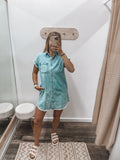 Frayed Denim Dress