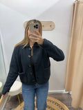 Frostline Black Sherpa Jacket