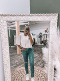 Floral Front Tie Blouse