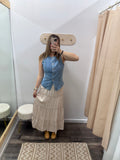 Tiered Maxi Skirt