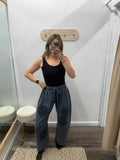 Crochet Patch Barrel Pant