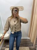 Half Sleeve Knit Cardi