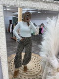 Leopard Barrel Jeans