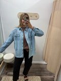 Oversized Star Patched Button Down