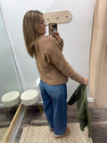 Brown Soft Quitled Jacket