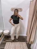 Polka Dot Linen Pants