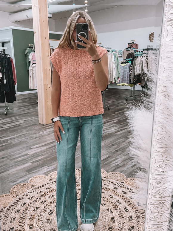 Loose Knit Sweater Tee