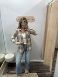 Lewis Shirt - Pink Taupe Plaid