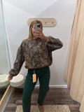 Camo Cloud Fleece Crew
