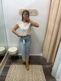 Floral Eyelet Top