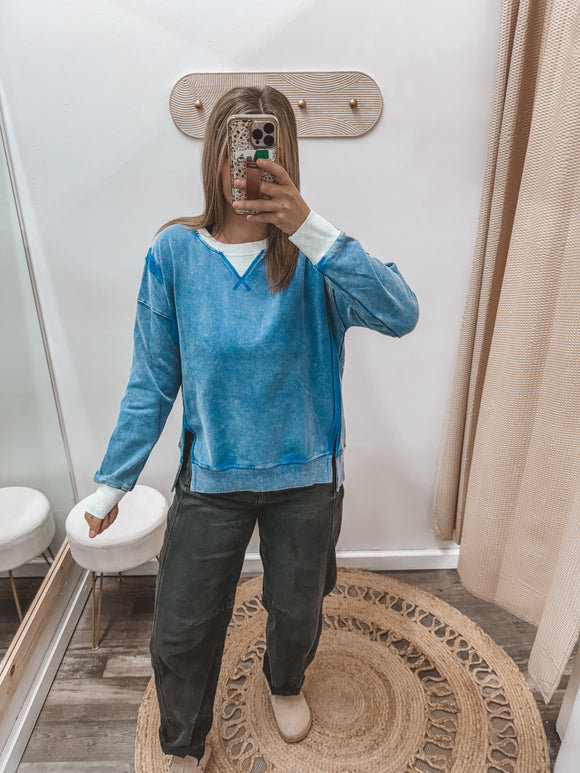 Snow Washed Pullover