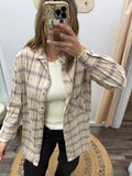Almond: Plaid Shirt