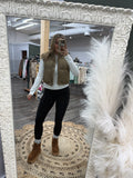 Cropped Puffer Vest