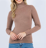 Taupe: Turtle Neck