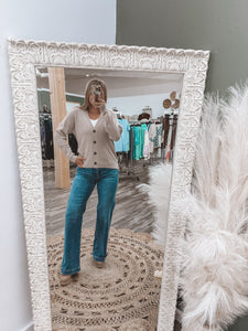 Mocha: Sweater Cardigan