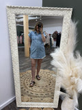 Denim: Button Shirt Dress