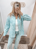 Floral Denim Shirt