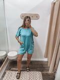 Casual Romper - Blue