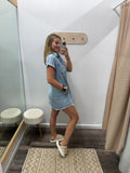 Frayed Denim Dress