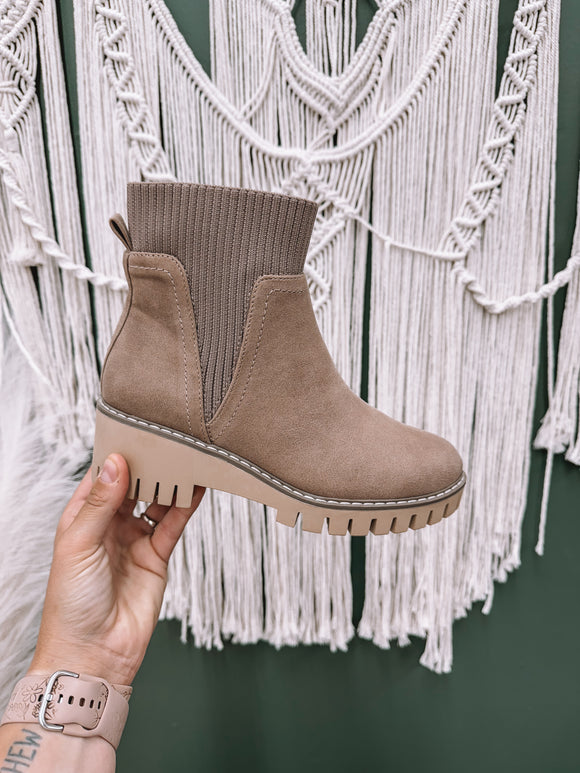 Sweater Cuffed Bootie