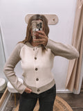 Stella Button Sweater