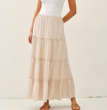 Tiered Maxi Skirt