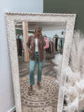 Rose Taupe: Waffle Jacket
