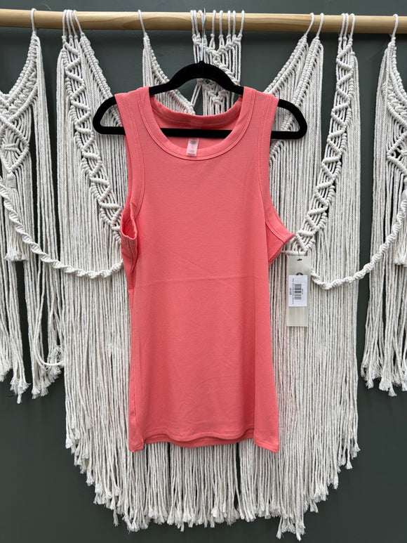 Watermelon: Essential Ribbed Tank