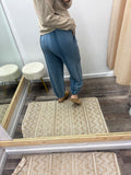 Cozy Seam Joggers - Blue