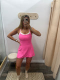 Lined Romper - Pink