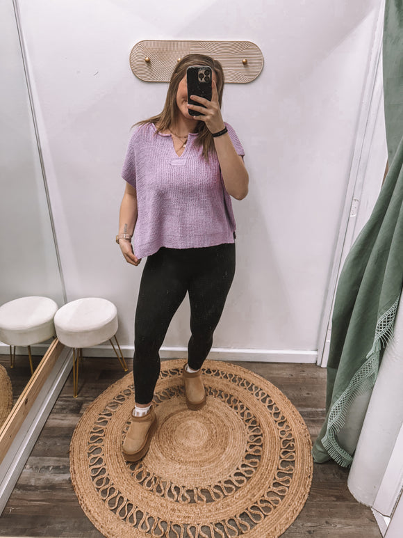 Lavender Brooklyn Top