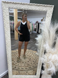 Black: Relaxed Romper