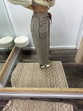 Relaxed Checkered Pants