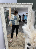 Checkered Pullover