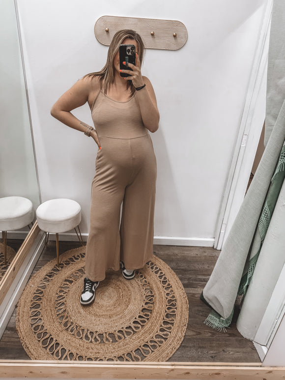 Taupe: Ace Jumpsuit