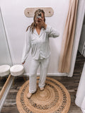 Heather Grey: Butter Pajama Set