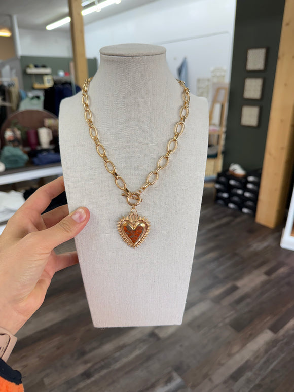 Chunky Heart Necklace