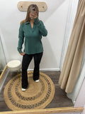 Forest: Oversized Thermal Top
